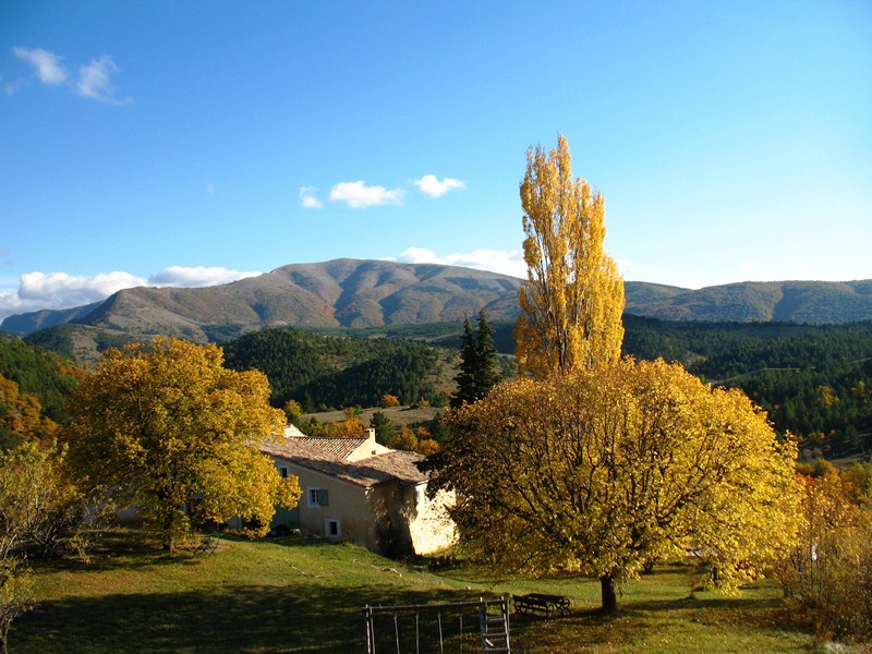 randonnée autumn baronnies provence la honas