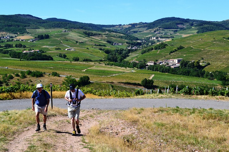 julianas randonnée France beaujolais vacances