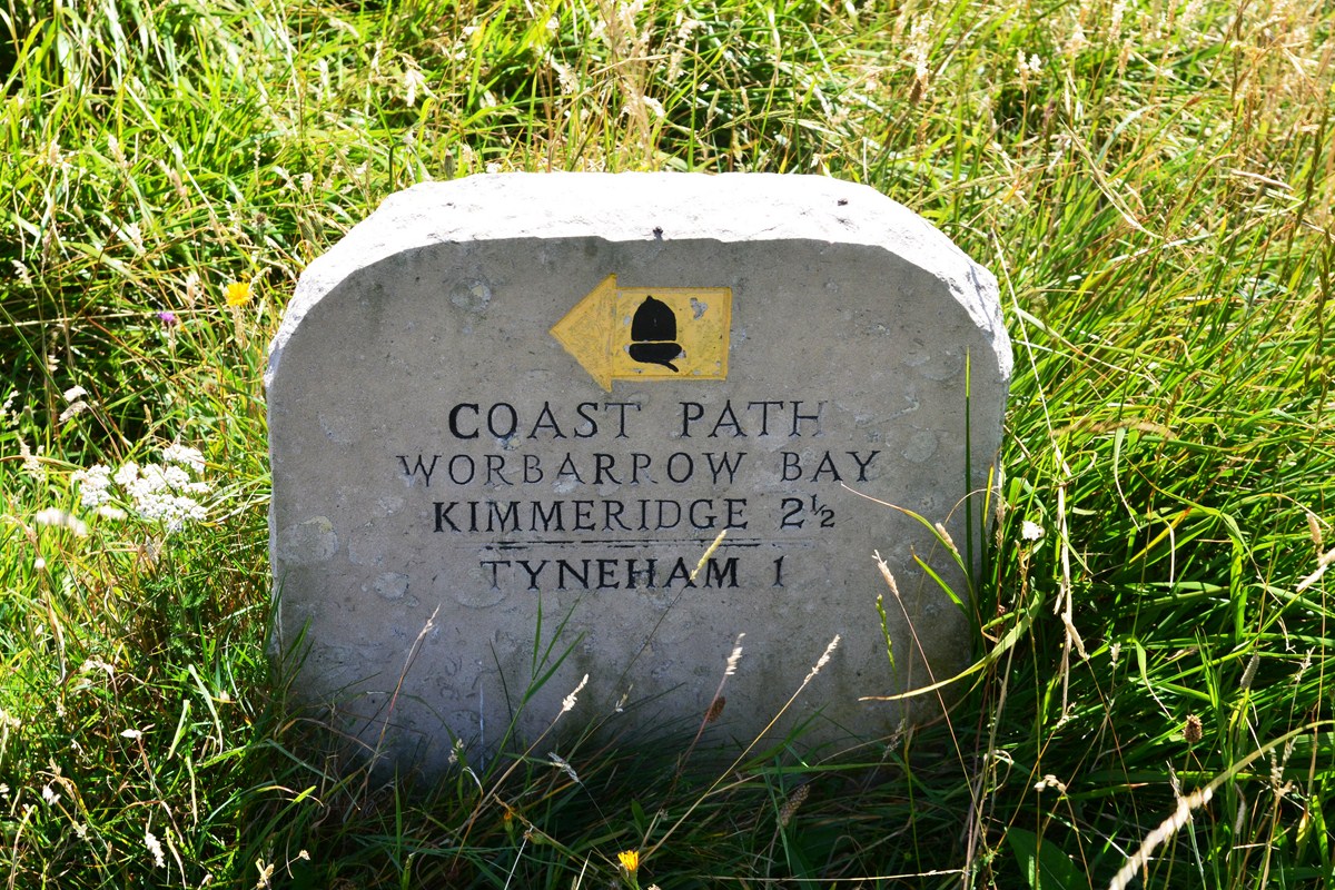 balisage de la grande randonnee sud angleterre