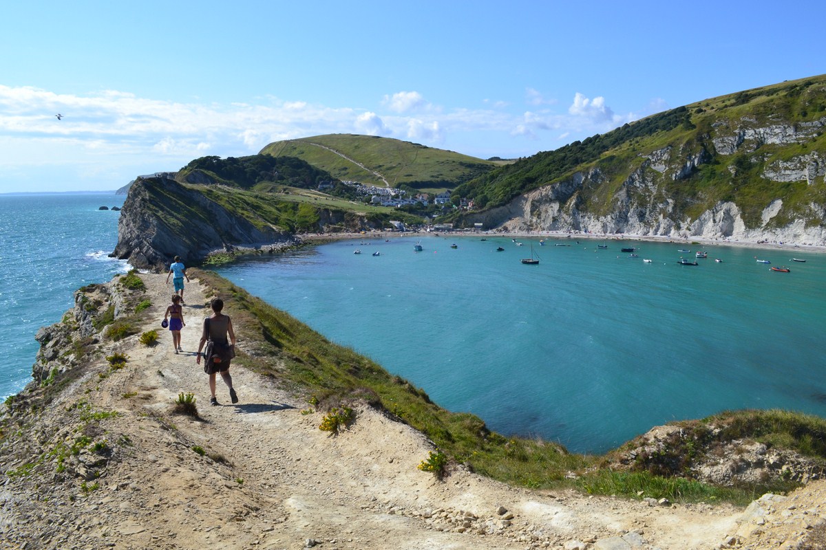 baie lulworth randonnee dorset angleterre