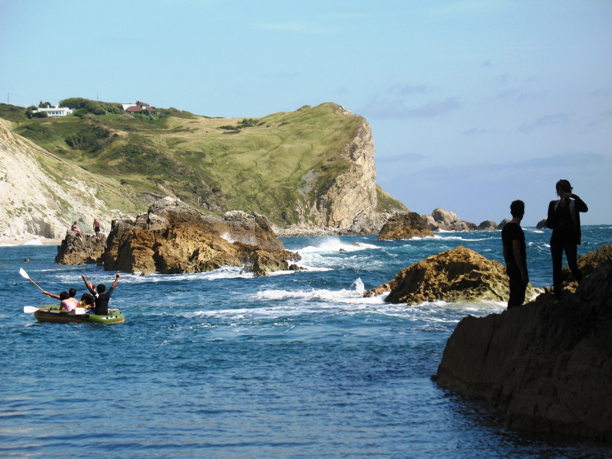 Lulworth Cove marche grande Bretagne cote jurassique