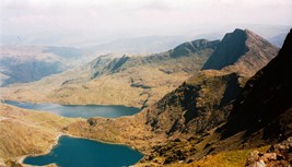 snowdonia montagnes au pays de galles grande bretagne