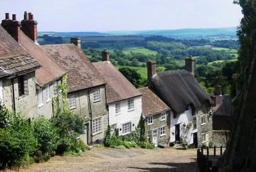gold hill shaftesbury angleterre randonnée